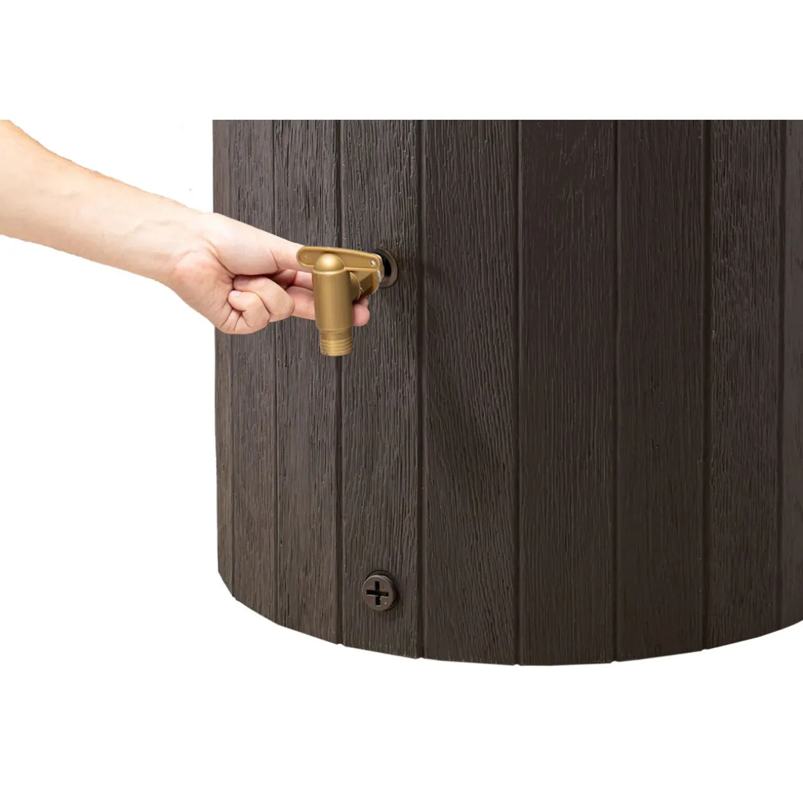 4rain Regenspeicher Madera 220 L braun