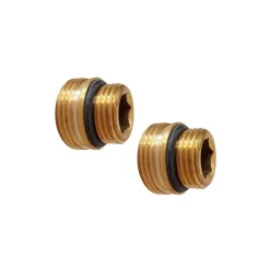 Reduziernippel für Zweirohr-Hahnblock 1/2" x 3/4"