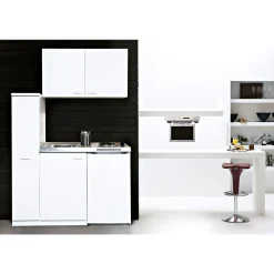 Respekta Levin Miniküche Pantry100SV 100 cm Weiß