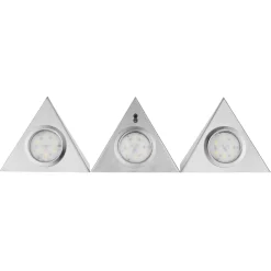 REV Ritter LED-Unterbauleuchte Trinagle Snsor 3 x 2,5W silber