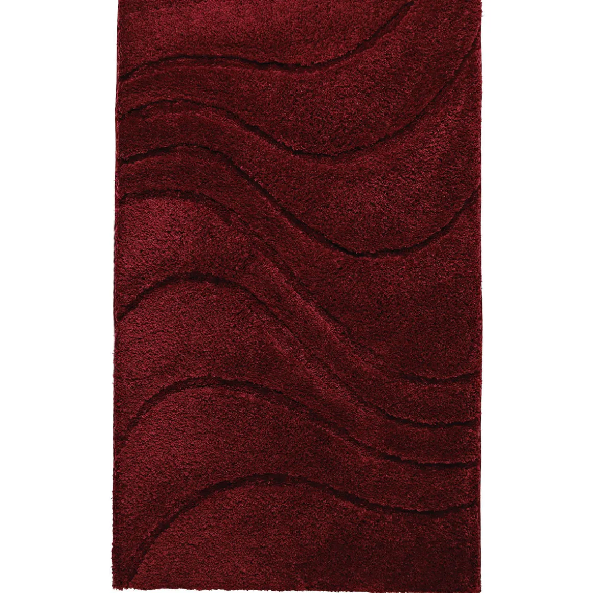 Ridder Teppich La Ola 60 x 90 cm weinrot Polyester