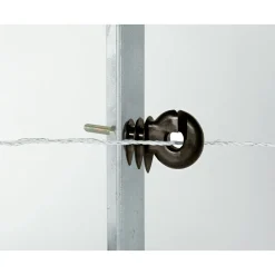 Ringisolator metrisch Durchmesser 6 mm schwarz