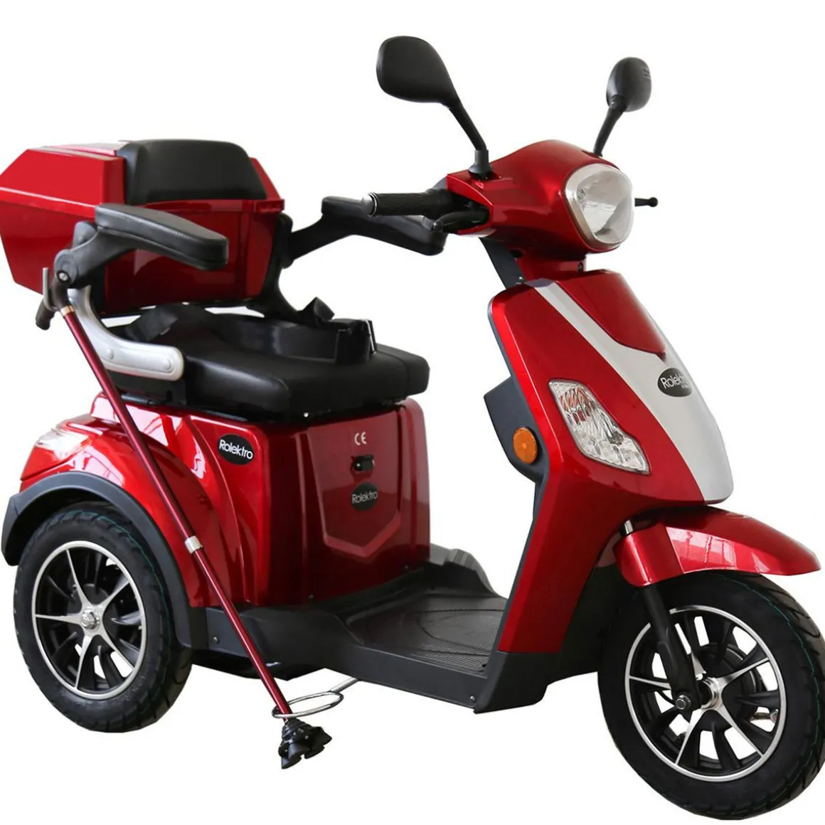 Rolektro E-Dreiradroller „25 V.2“, rot