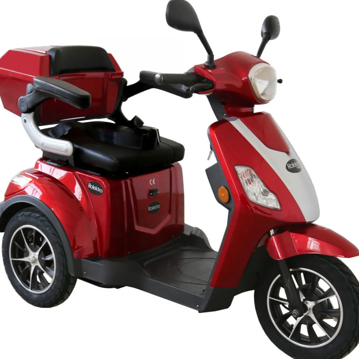 Rolektro E-Dreiradroller „25 V.2“, rot