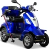 Rolektro E-Quad 25, Blau, 60V-20Ah Bleigel Akku, 1000 Watt