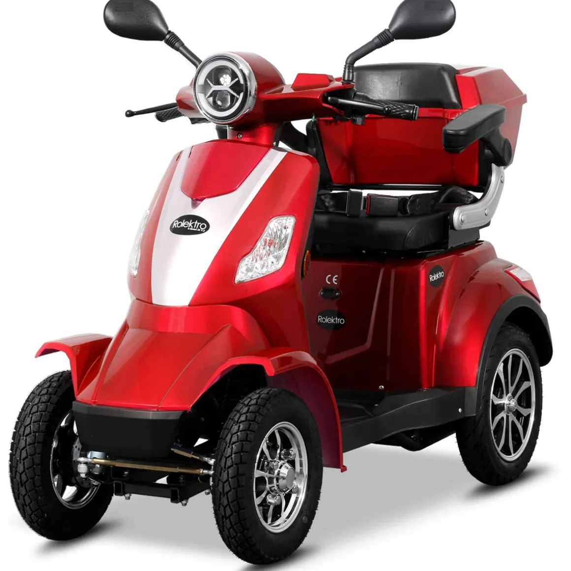 Rolektro E-Quad 25, Rot, 60V-20Ah Bleigel Akkus, 1000 Watt