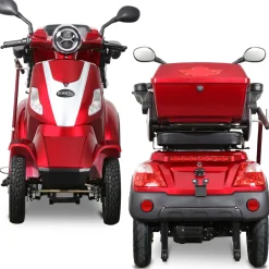 Rolektro E-Quad 25, Rot, 60V-20Ah Bleigel Akkus, 1000 Watt