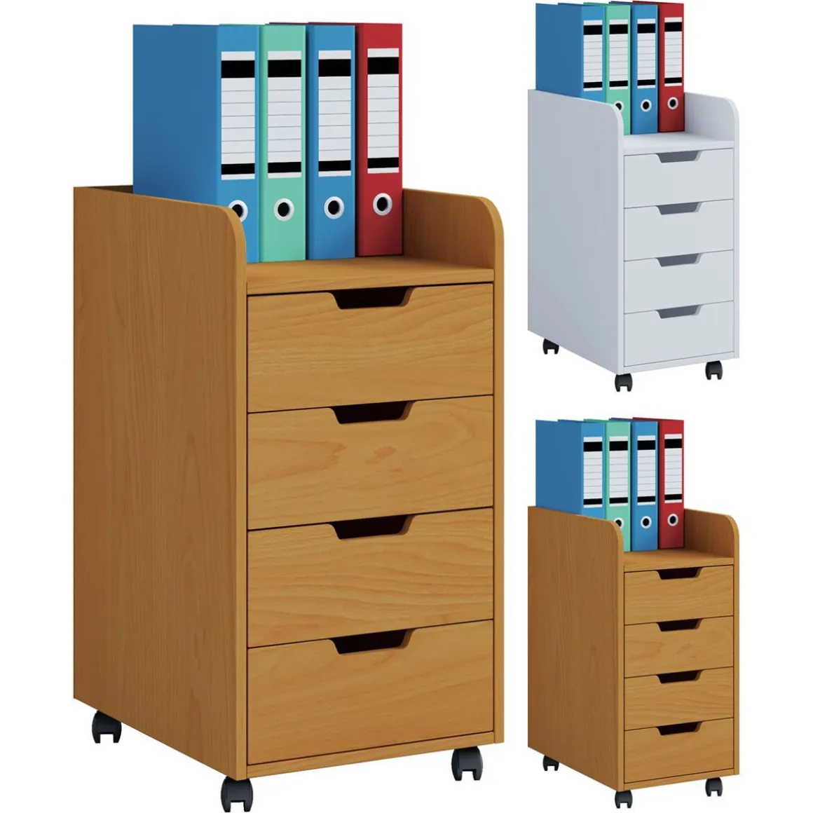 Rollcontainer Konal Mini Buche