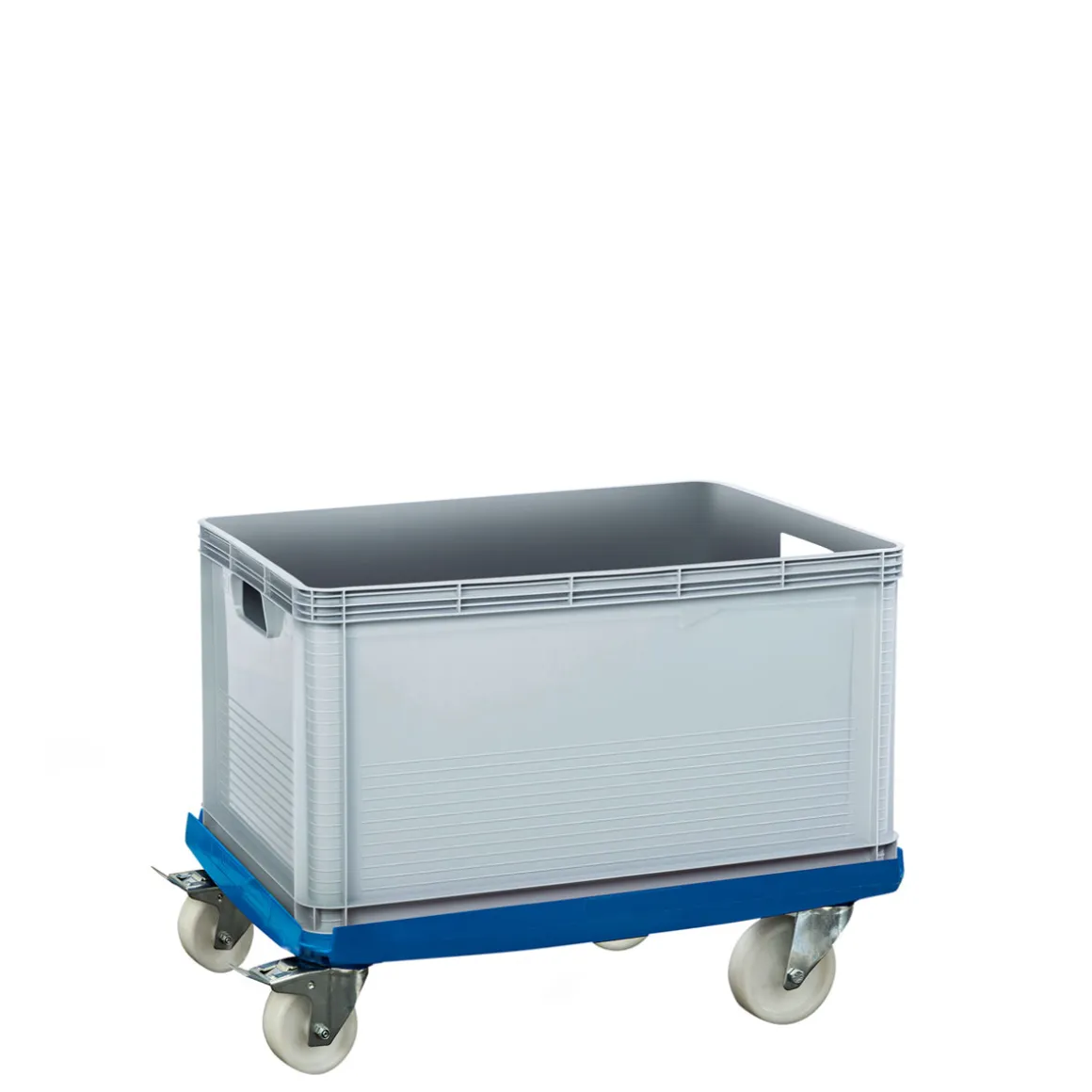 Rollwagen für Kunststoffbehälter 61 x 16,5 x 41 cm