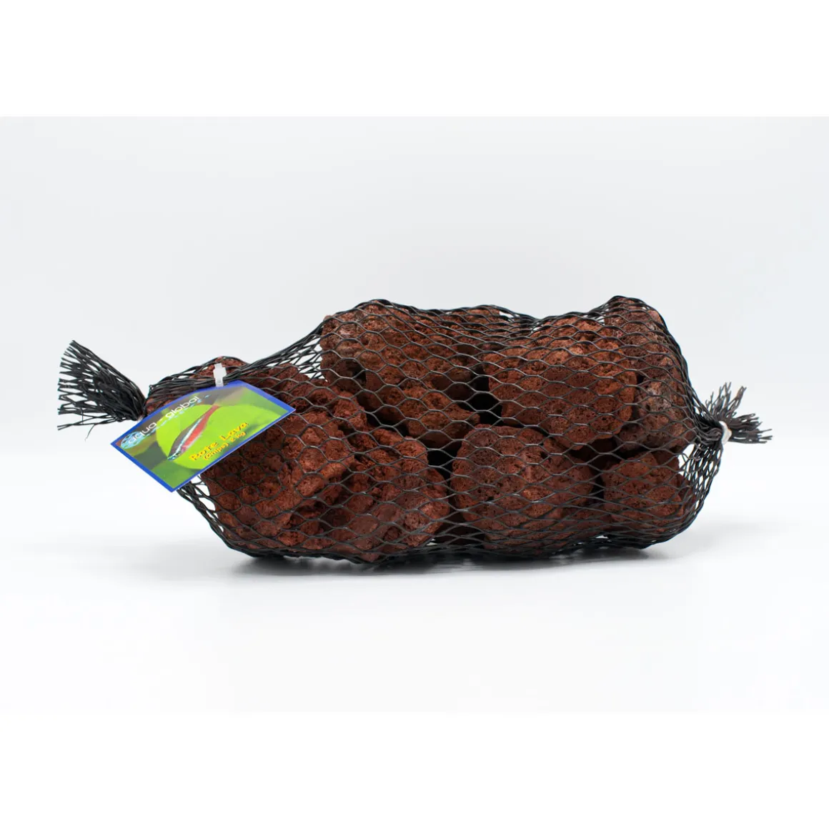 Rote Lava Netz Aqua Deko 2 kg