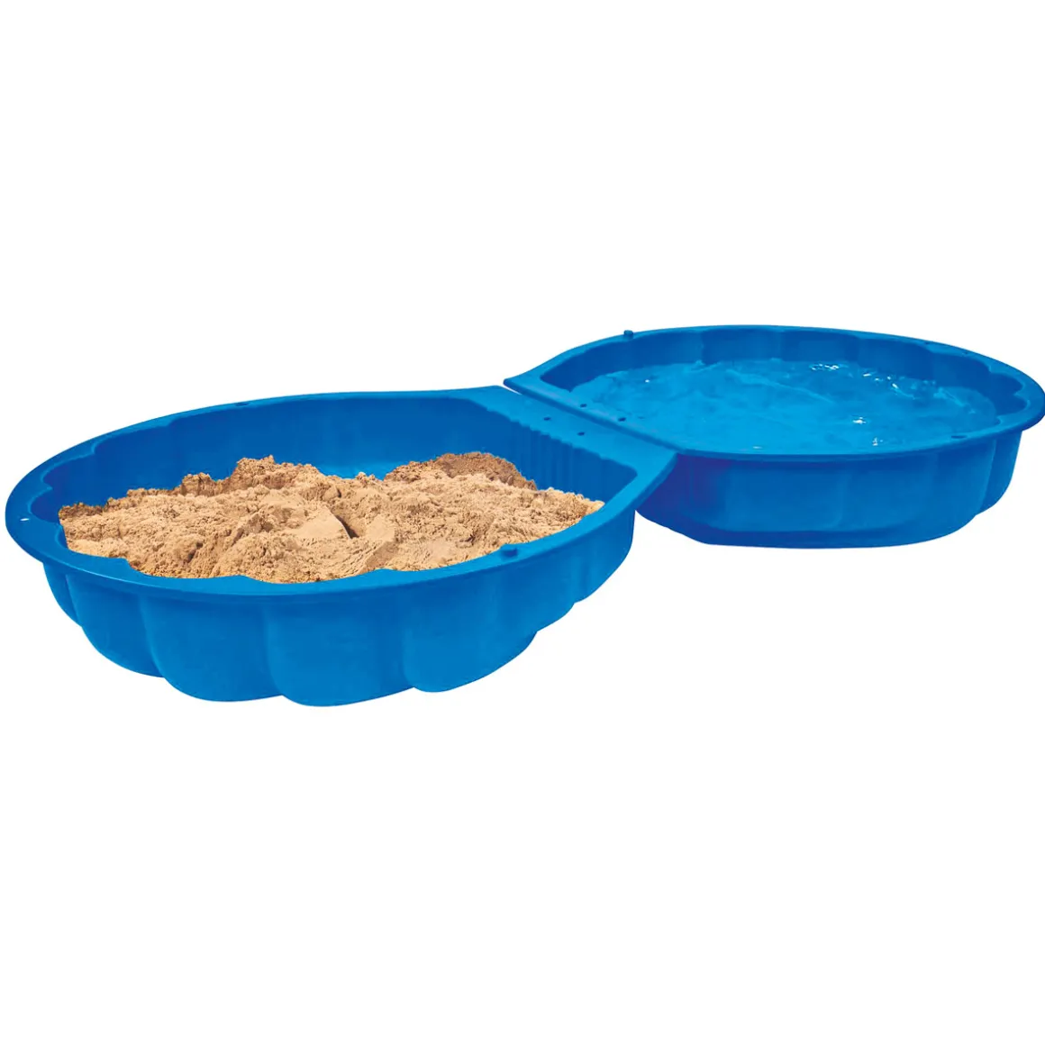 Sand- und Wasserspielmuschel blau