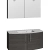 Scanbad Badmöbelset Modern und 120 cm Pine Grey