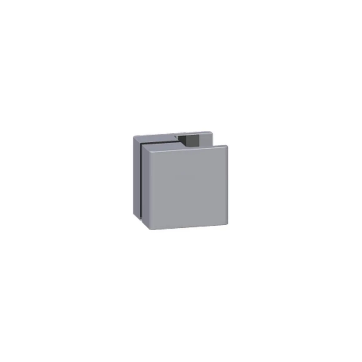 Scanbad Griff 5 x 5 cm für Duschtür chrom