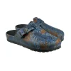 Scheibler Damen Clog Bentelo braun gemustert Größe 36/37
