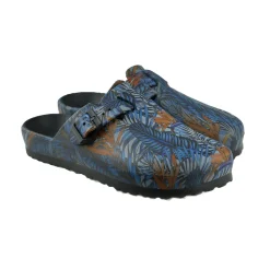 Scheibler Damen Clog Bentelo braun gemustert Größe 40/41