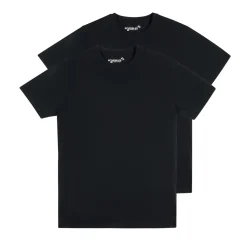 Scheibler Doppelpack T-Shirt schwarz Größe XXL