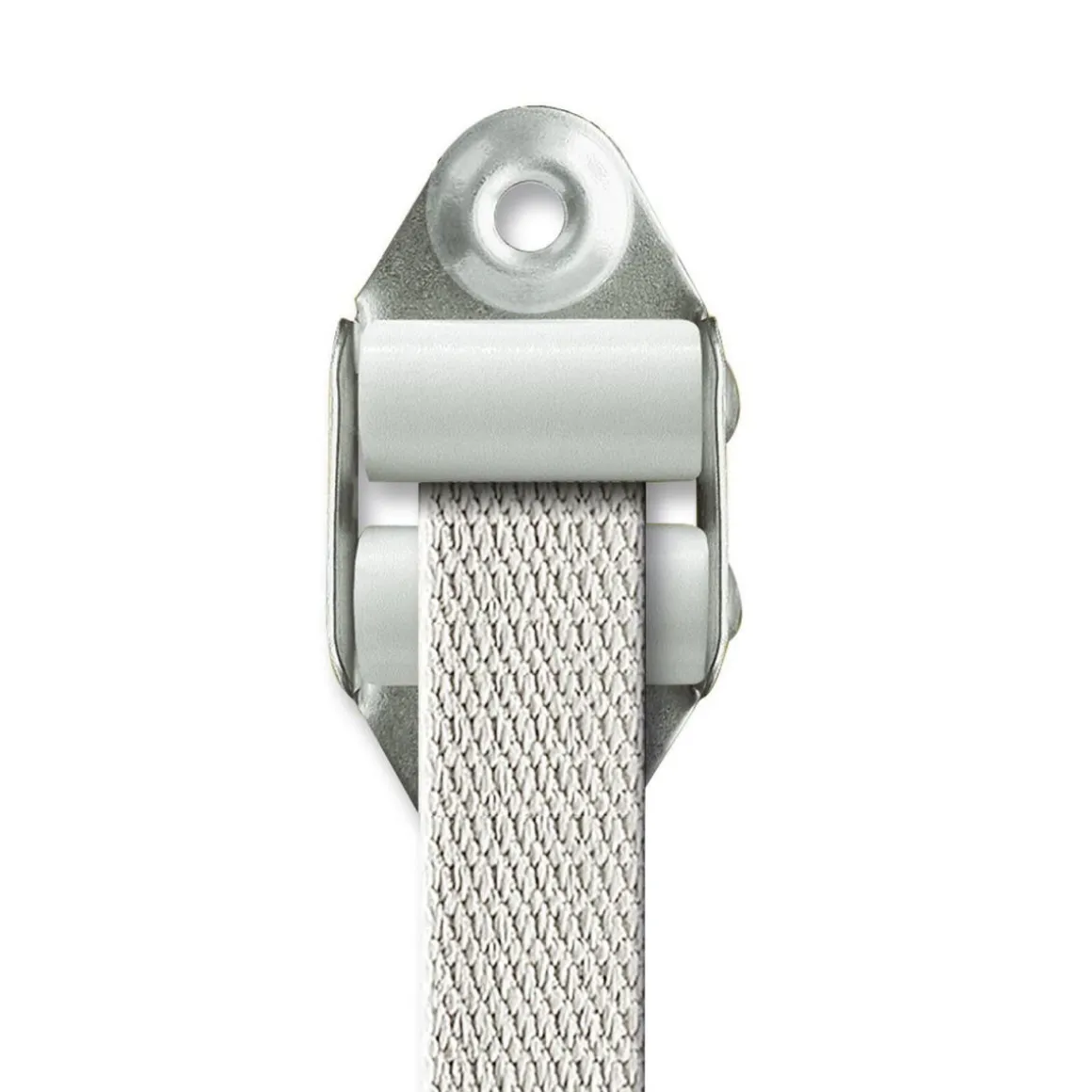 Schellenberg Doppelleitrolle Mini für 14 mm Gurtband weiß