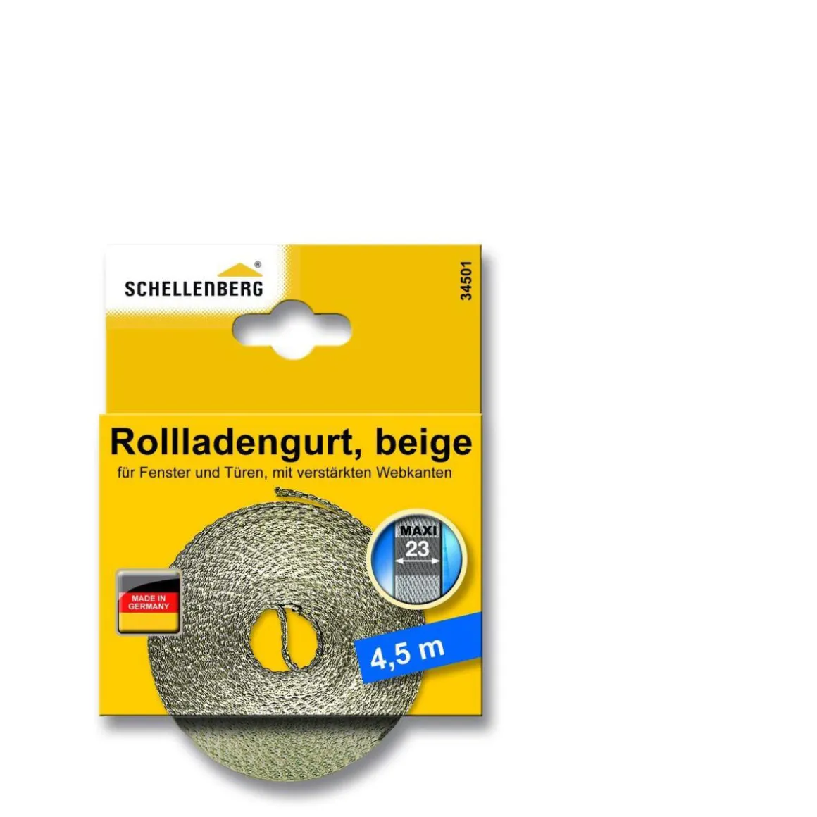 Schellenberg Gurtband Maxi 23 mm / 4,5 m beige