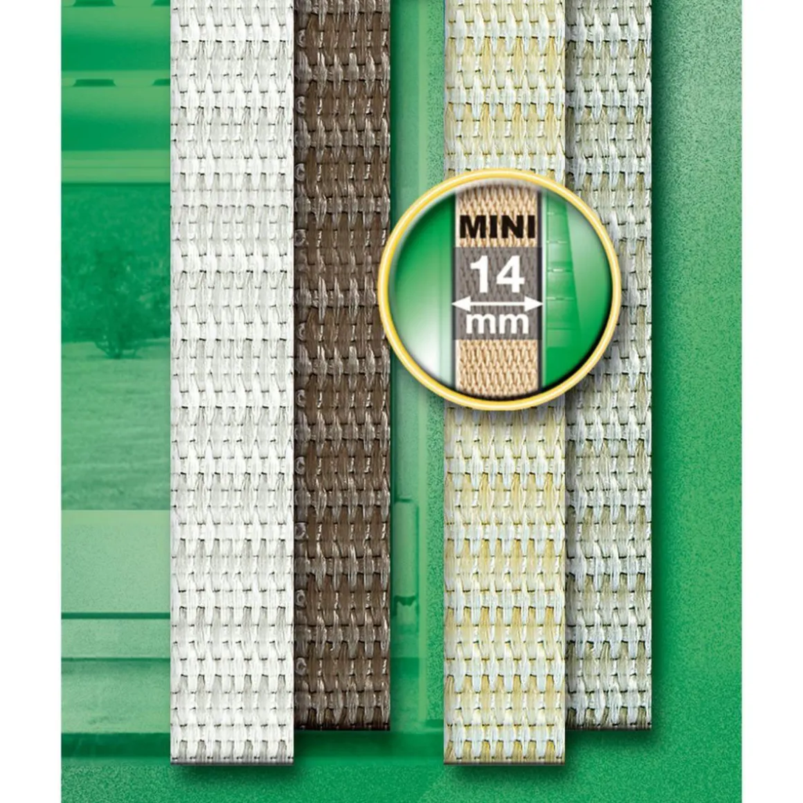 Schellenberg Gurtband Mini 14 mm / 4,5 m beige