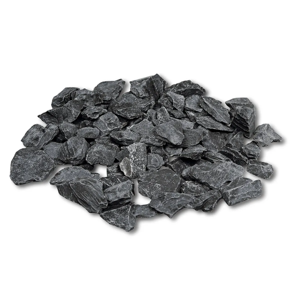 Schiefersplitt Canada Slate Carrara 30-60 mm 25 kg
