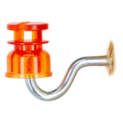Schlitzisolator Durchmesser 6 mm orange