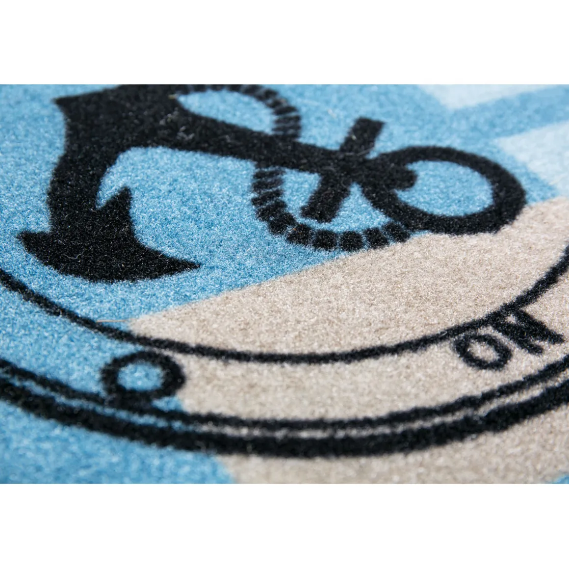 Schmutzfangmatte Welcome marine 39 x 58 cm blau