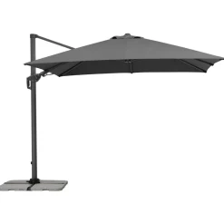 Schneider Schirme Ampelschirm Rhodos Twist 300 x 300 cm Anthrazit