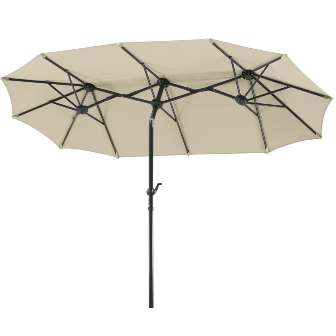 Schneider Schirme Sonnenschirm Salerno 300 x 150 cm Natur