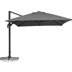 Schneider Schirme Sonnenschirm Rhodos Grande 400 x 300 cm anthrazit