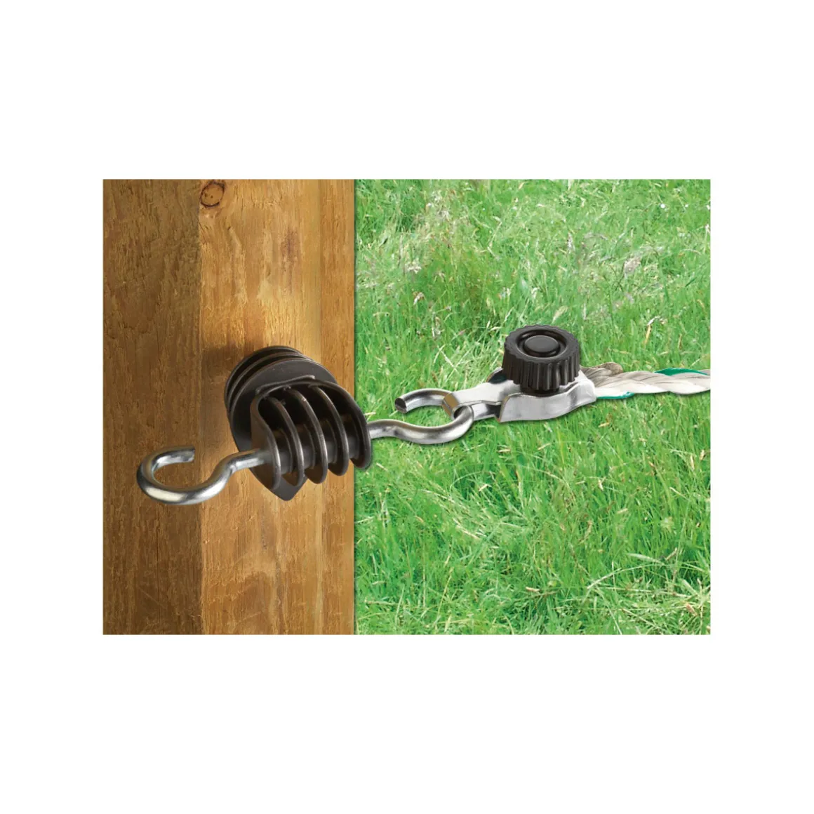 Schnellverbinder für Seile und Litzen schwarz bis Durchmesser 8 mm 4 Stück