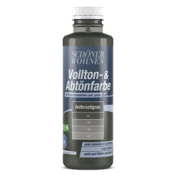Schöner Wohnen Farbe Vollton- und Abtönfarbe anthrazit 500 ml