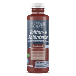 Schöner Wohnen Farbe Voll-und Abtönfarbe Brombeerrot 0,5 L