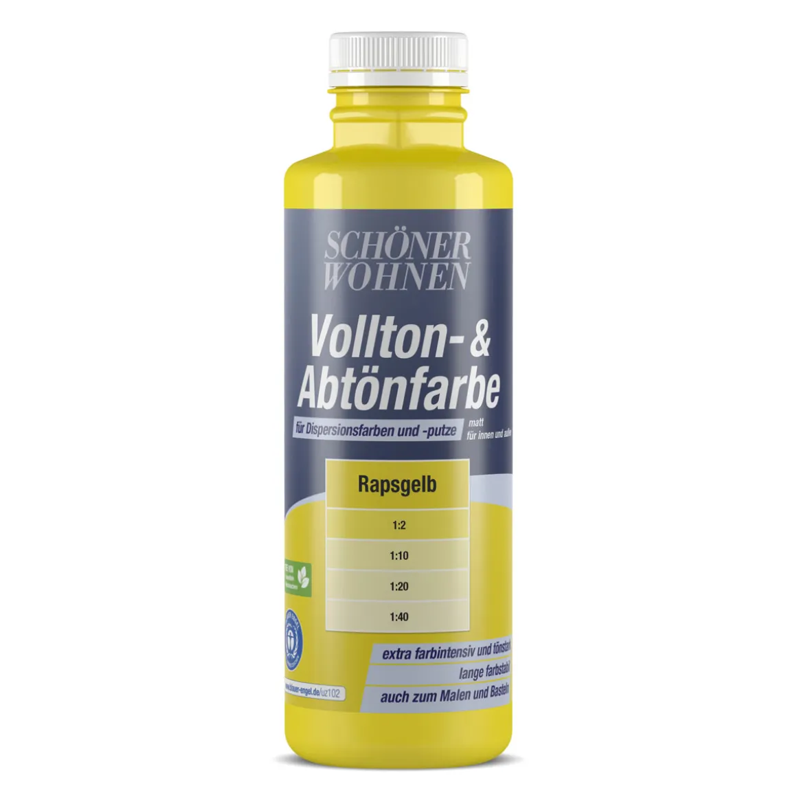 Schöner Wohnen Farbe Voll-und Abtönfarbe rapsgelb 500 ml