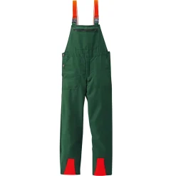 Schnittschutz-Latzhose Basic grün-orange Größe 56