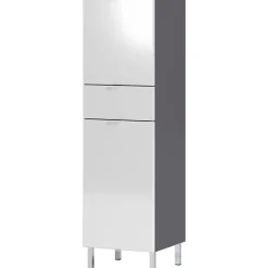 Schrank Maureen 1 Schubkasten 34 x 120 x 34 cm graphit/weiß