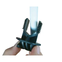 Schraubisolator Vario Plus schwarz für Durchmesser 10 mm Seil 10 Stück