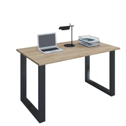 Schreibtisch Lona 80 x 50 cm U-Fußgestell Buche/schwarz