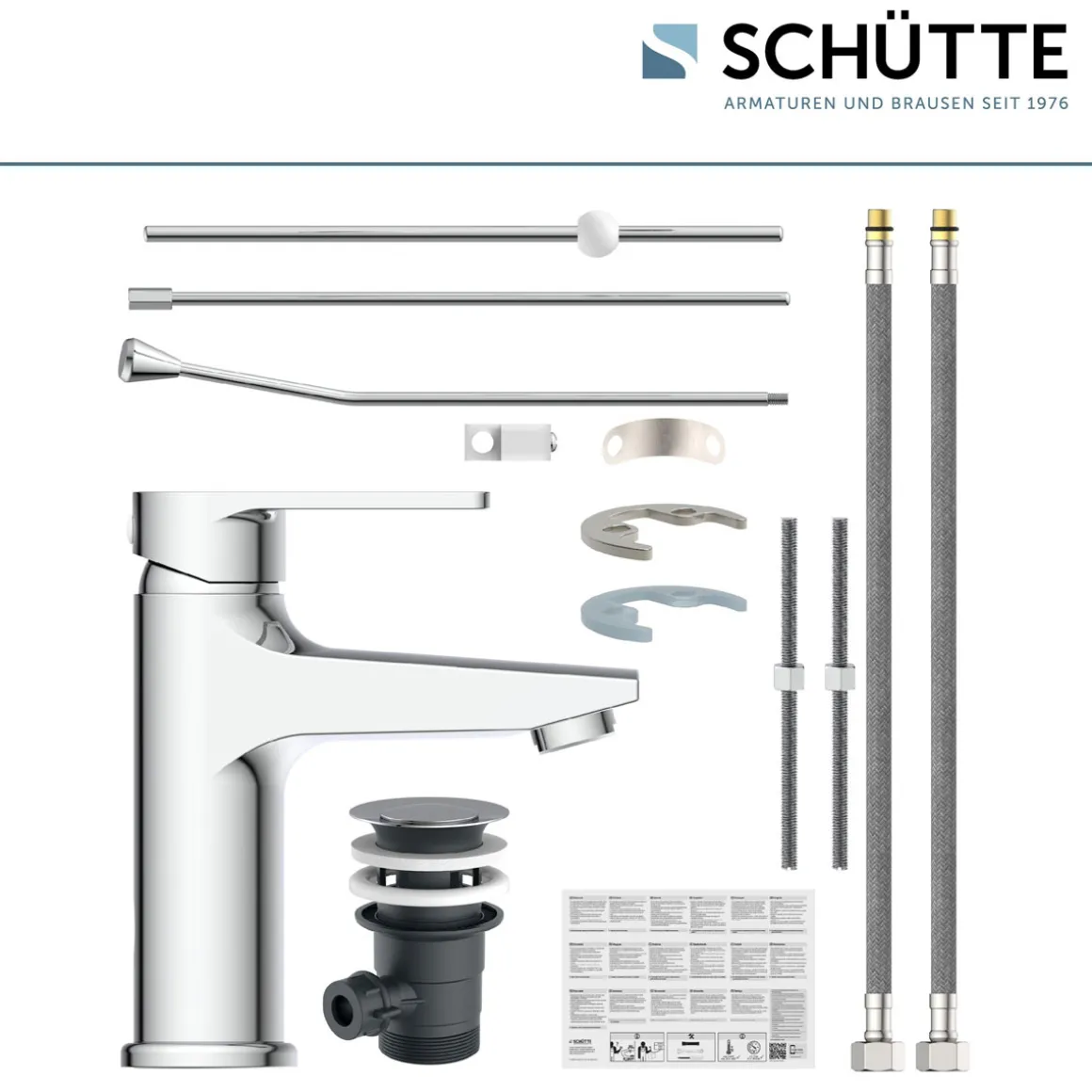 Schütte Waschtischarmatur „Derby“ chrom