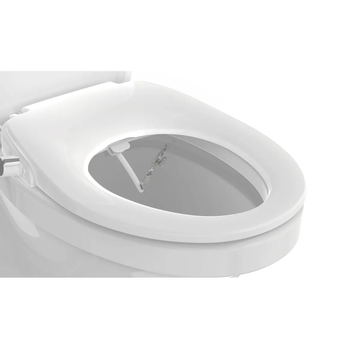 Schütte Dusch WC-Aufsatz mit Absenkautomatik und Schnellverschluss
