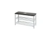 Schuhbank mit Sitzkissen Stern ca 78 x 48 x 30 cm