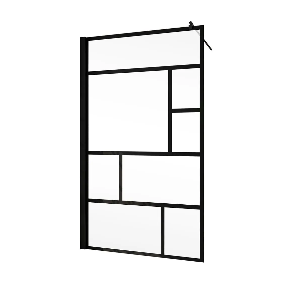Schulte BlackStyle Walk In Alexa Style 2.0 mit Dekor Atelier 1 200 x 140 cm
