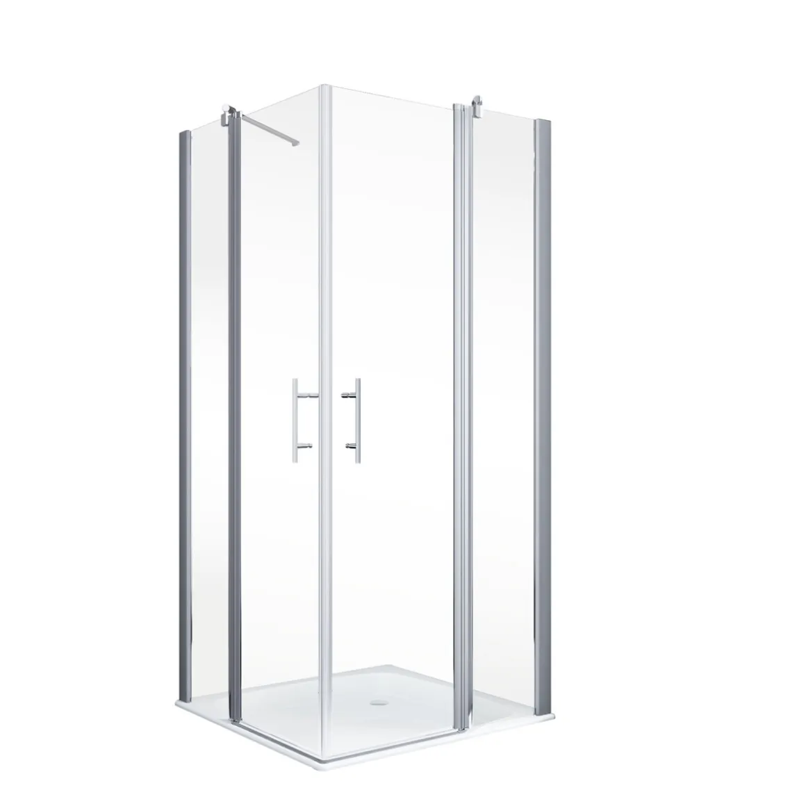 Schulte Duschwand Alexa Style 2.0 Eckeinstieg 4 teilig 192 x 90 cm