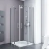 Schulte Eckeinstieg Alexa Style 2.0 inkl Duschwanne 90 x 90 cm