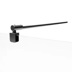Schulte Eckeinstieg mit Drehtür BlackStyle mattschwarz BxH 80 x 192 cm