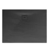 Schulte Express Plus Duschwa Mineralg Steinstr Rechteck -Plan 1400 x 800 anthraz.