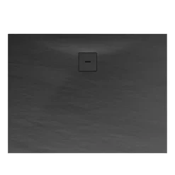 Schulte Express Plus Duschwa Mineralg Steinstr Rechteck -Plan 1400 x 800 anthraz.