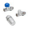 Schulte ExpressPlus Thermostat-Set Durchgang verchromt