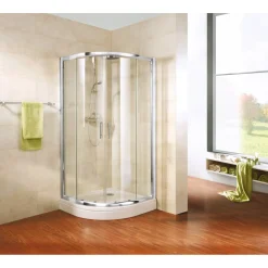 Schulte Runddusche Kristall Trend II Radius 550 mm 185 x 80 cm