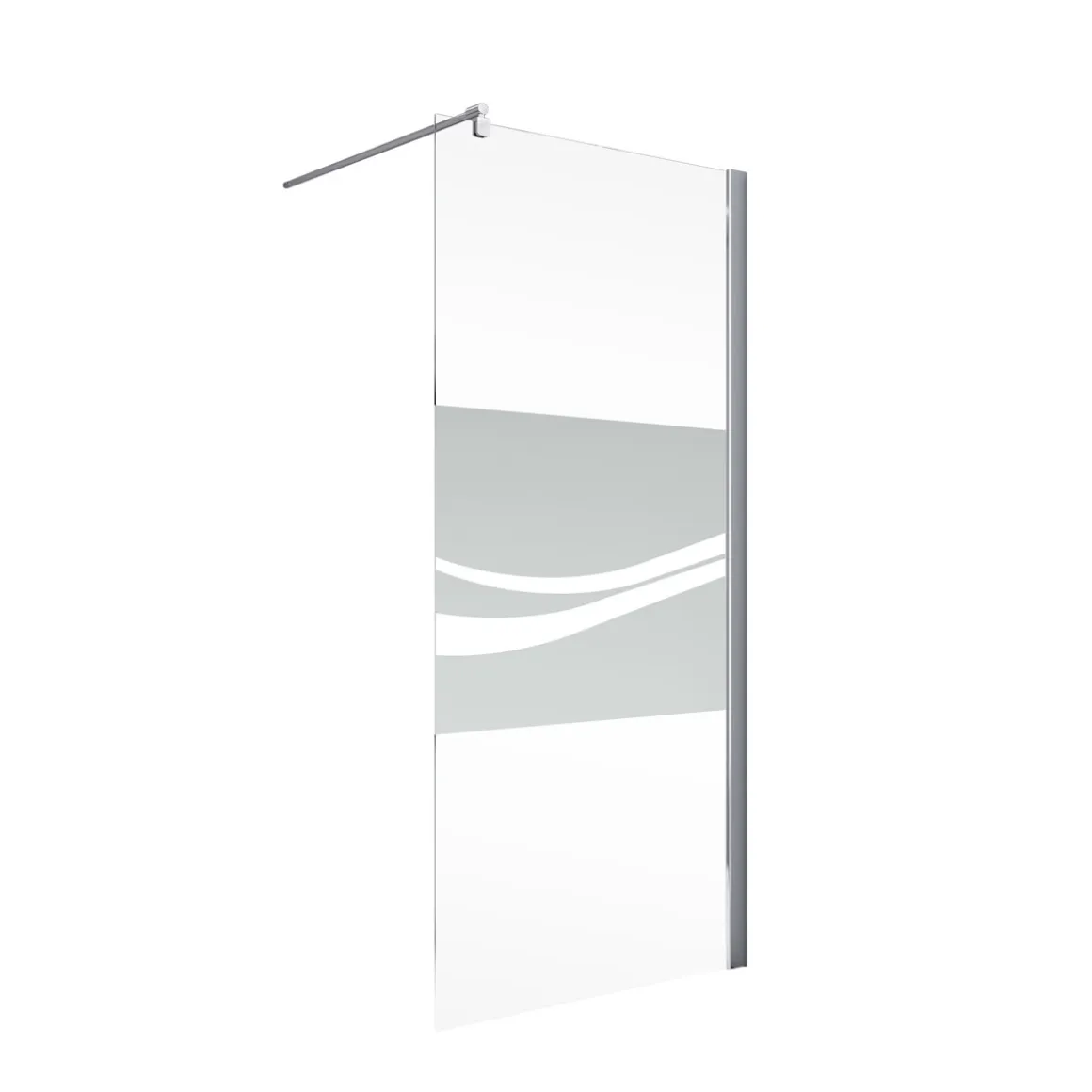Schulte Walk In Alexa Style 2,0 190 x 100 cm chrom Liane