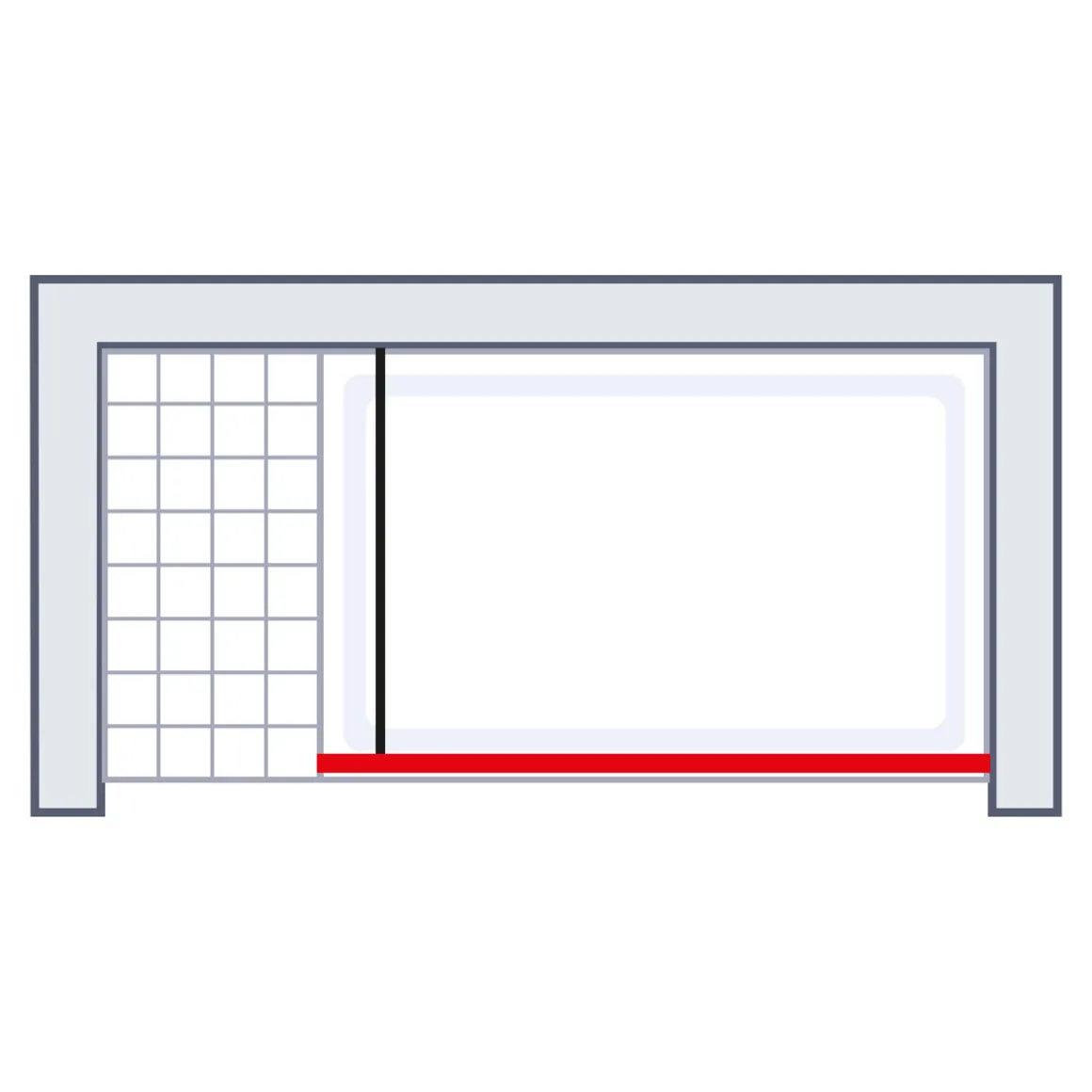 Schulte Walk In Alexa Style 2,0 190 x 100 cm chrom Liane